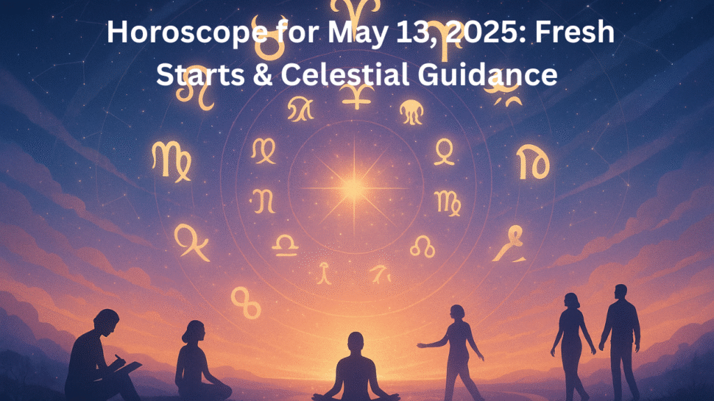 Daily Horoscope for May 13, 2025 Emotional Breakthroughs, Fresh Starts & Celestial Guidance (1)