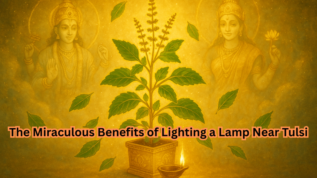 The Miraculous Benefits of Lighting a Lamp Near Tulsi