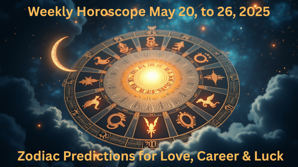 Weekly Horoscope May 20-26, 2025 Zodiac Predictions for Love, Career & Luck