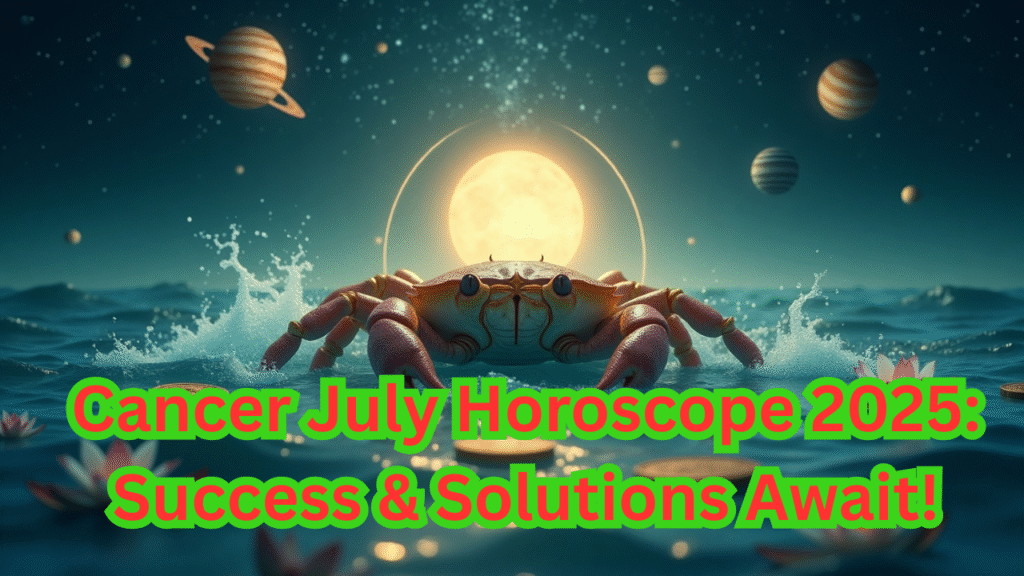 Cancer July Horoscope 2025 Success & Solutions Await!