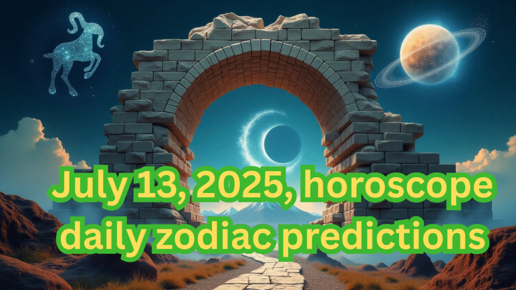 July 13 2025 horoscope