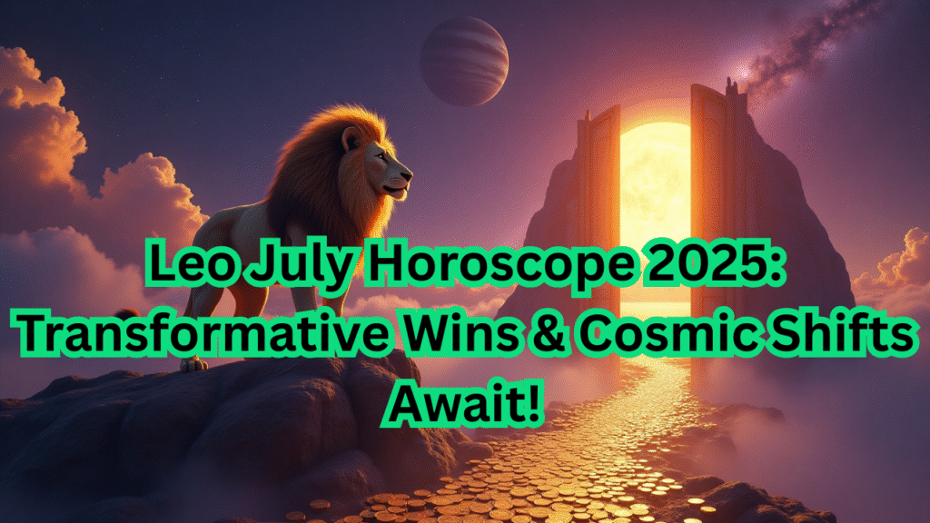 Leo July Horoscope 2025 Transformative Wins & Cosmic Shifts Await!