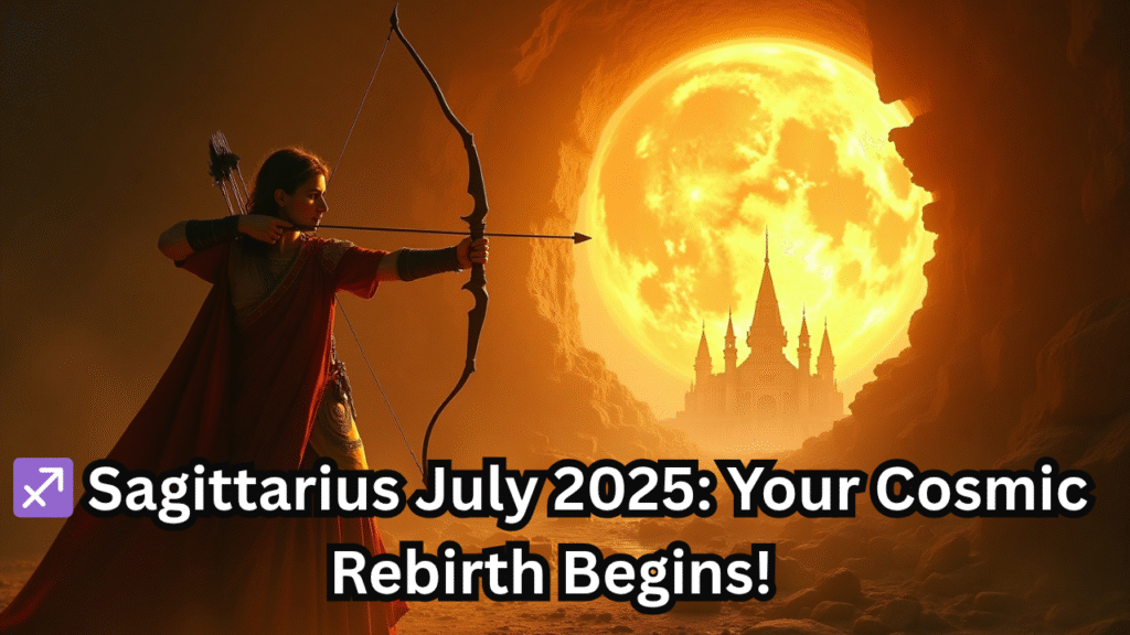 ♐ Sagittarius July 2025 Your Cosmic Rebirth Begins!