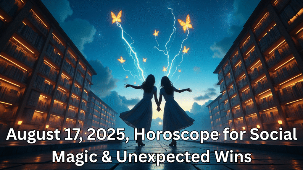 August 17, 2025, Horoscope for Social Magic & Unexpected Wins