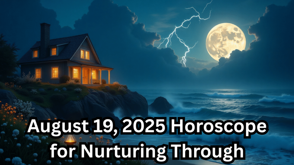 August 19, 2025 Horoscope for Nurturing Through Storms