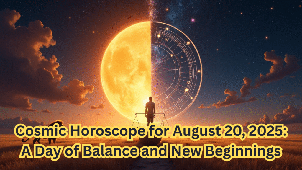 Cosmic Horoscope for August 20, 2025 A Day of Balance and New Beginnings (1)