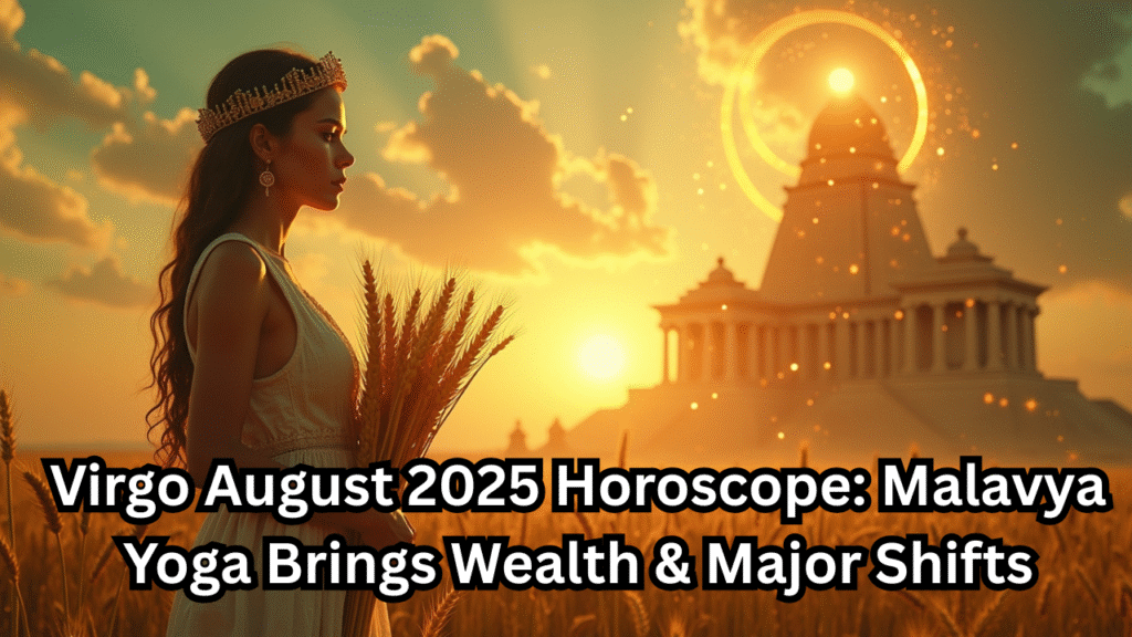 Virgo August 2025 Horoscope Malavya Yoga Brings Wealth & Major Shifts