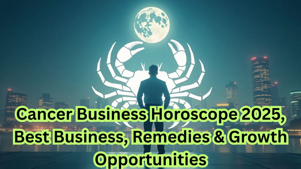 Cancer Business Horoscope 2025, Best Business, Remedies & Growth Opportunities