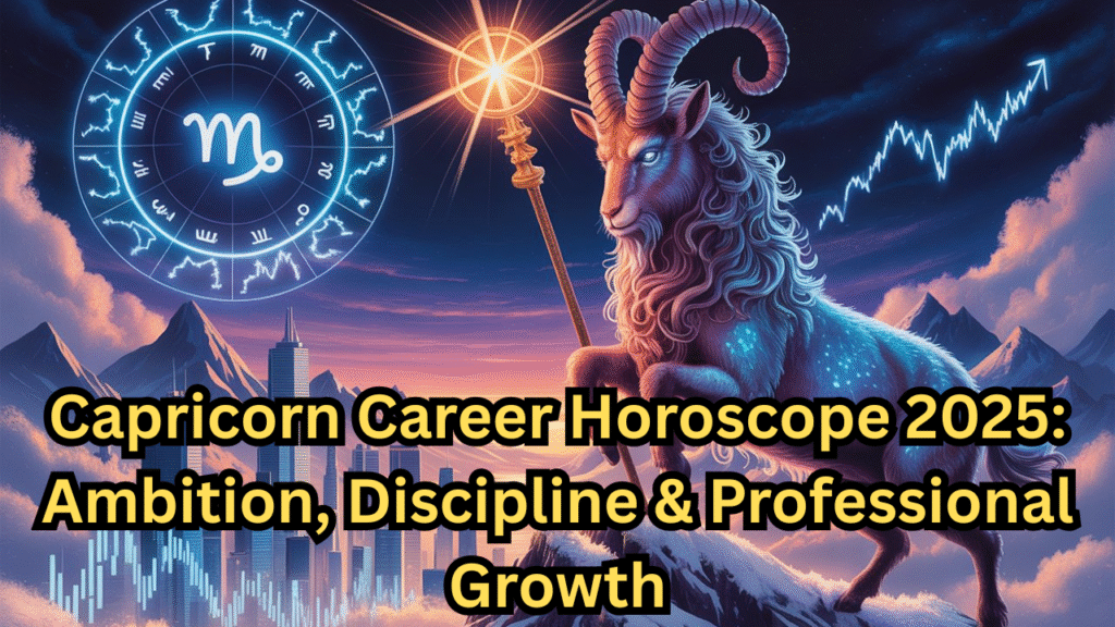 Capricorn Career Horoscope 2025 Ambition, Discipline & Professional Growth