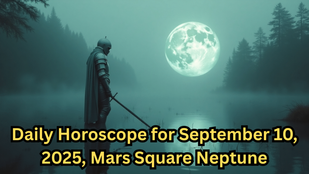 Daily Horoscope for September 10, 2025, Mars Square Neptune