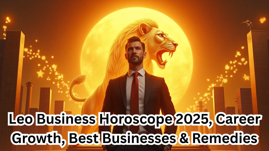 Leo Business Horoscope 2025, Career Growth, Best Businesses & Remedies
