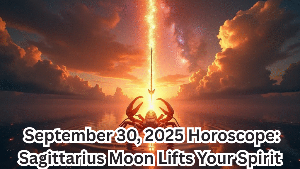 September 30, 2025 Horoscope Sagittarius Moon Lifts Your Spirit