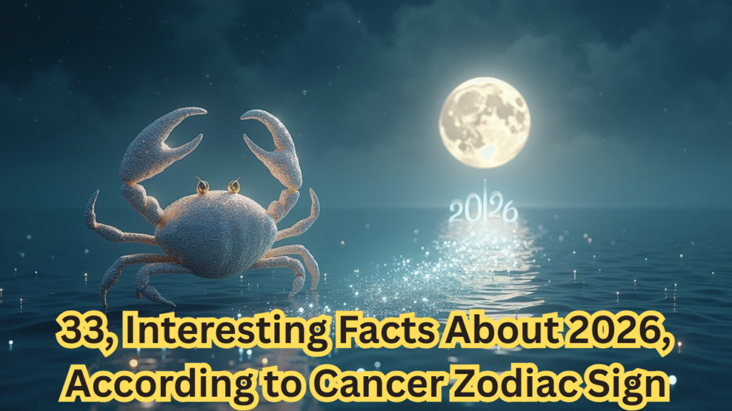 33 Interesting Facts About 2026 According to Cancer Zodiac Sign