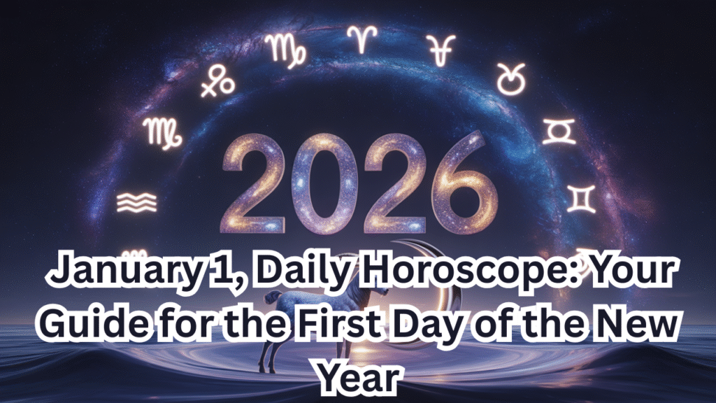 January 1, 2026 Daily Horoscope Your Guide for the First Day of the New Year