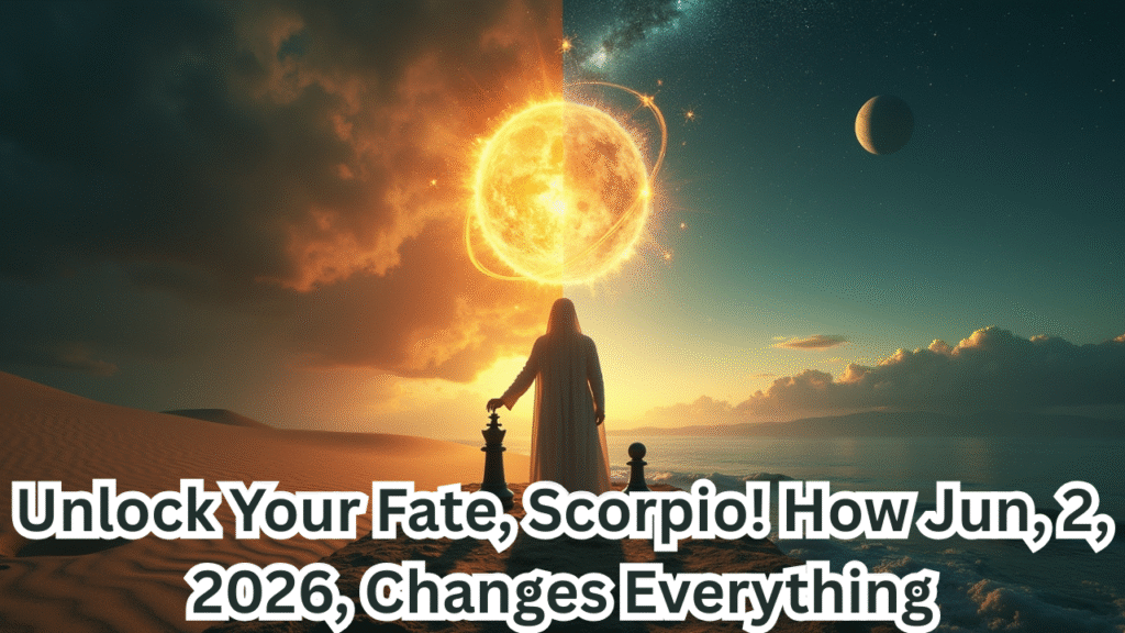 Unlock Your Fate, Scorpio! How June 2, 2026, Changes Everything