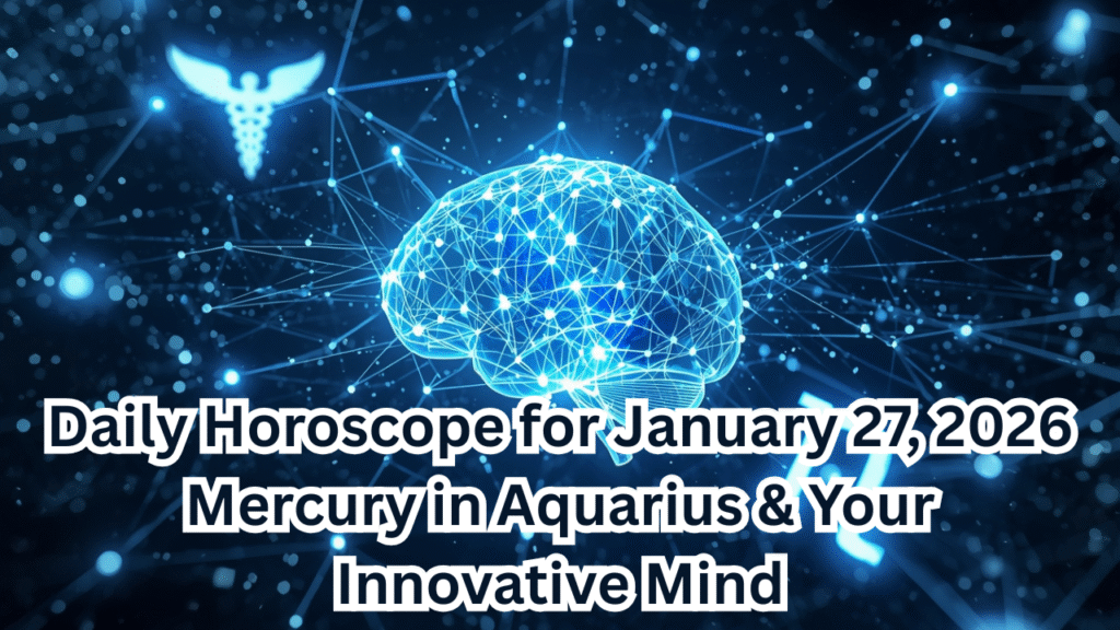 Daily Horoscope for January 27, 2026 Mercury in Aquarius & Your Innovative Mind