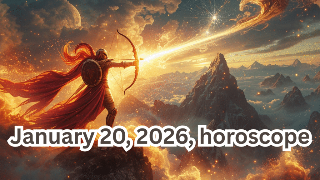 January 20 2026 horoscope