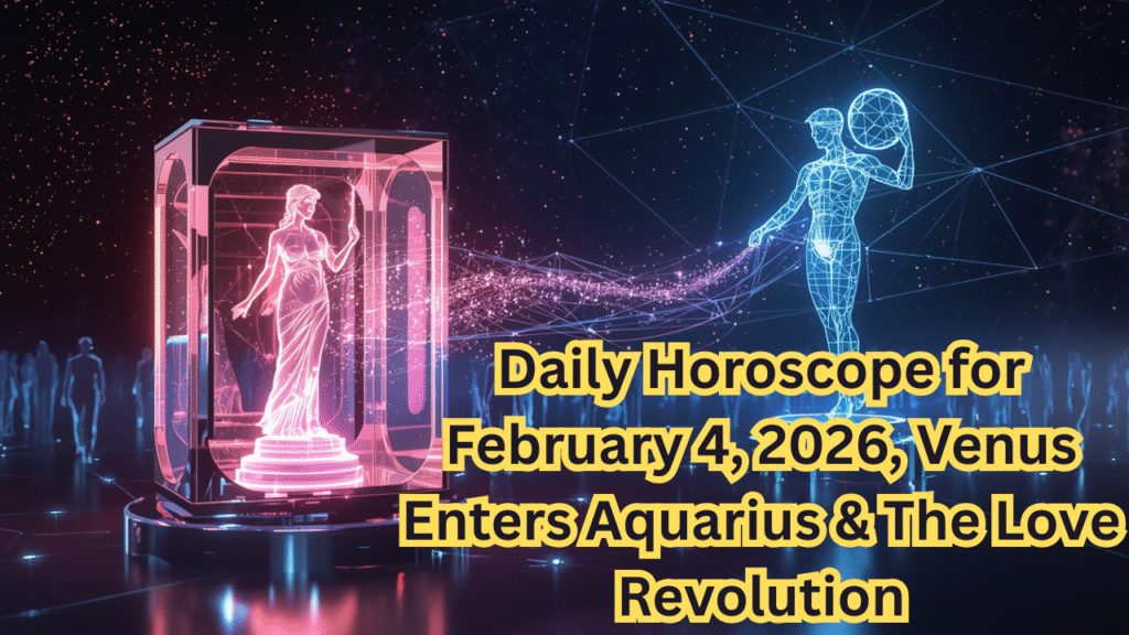 Daily Horoscope for February 4, 2026, Venus Enters Aquarius & The Love Revolution